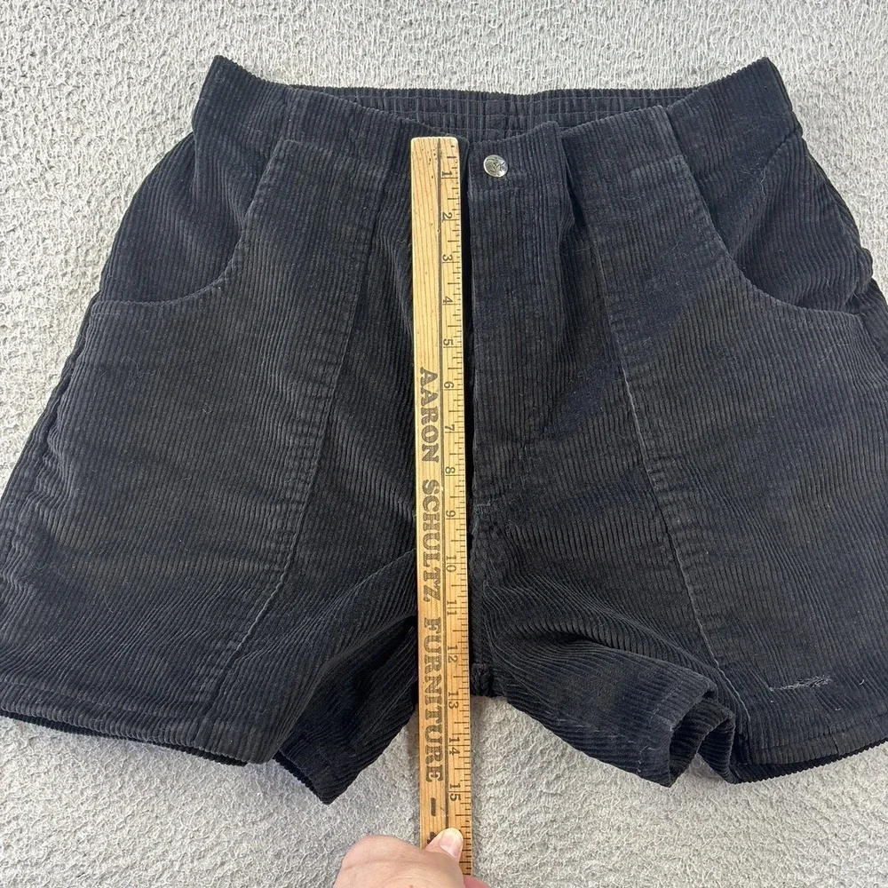 Vintage Ocean Pacific Longriders Corduroy Shorts Mens 38 Black  Made in USA FLAW